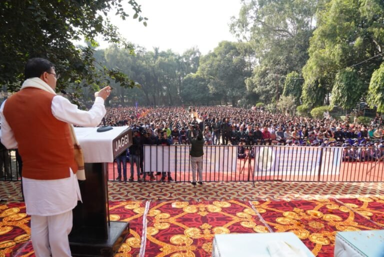 2025 तक देवभूमि को ड्रग्स फ्री करने का लक्ष्य -सीएम धामी 