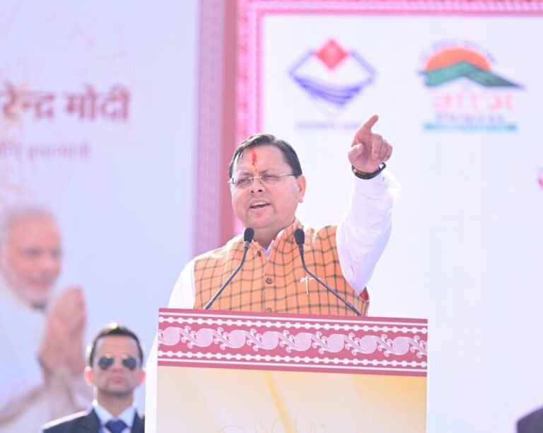 Uttarakhand – कपकोट विकासखंड में सीएम धामी ने किया 100 करोड़ की विकास योजनाओं का लोकार्पण एवं शिलान्यास