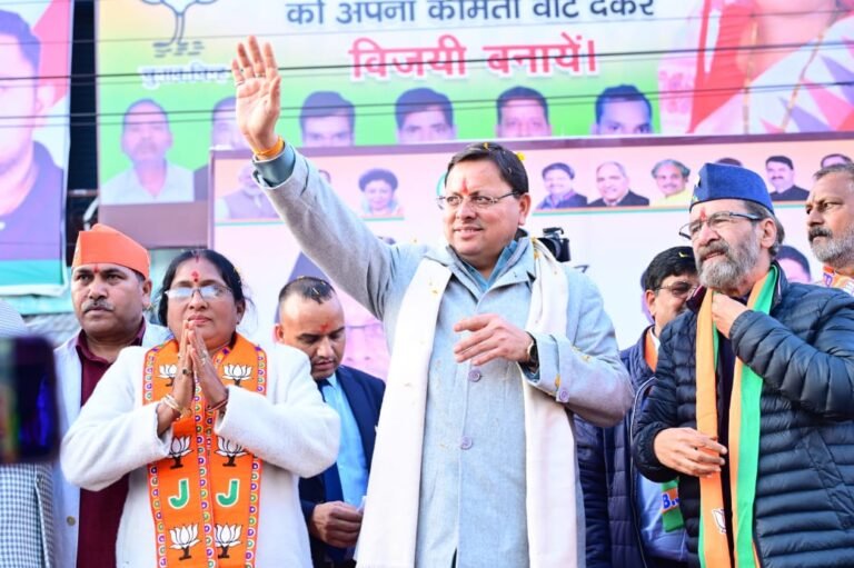 निकाय चुनाव के लिए बतौर स्टार प्रचारक सीएम धामी ने किया ताबड़तोड़ चुनाव प्रचार – .