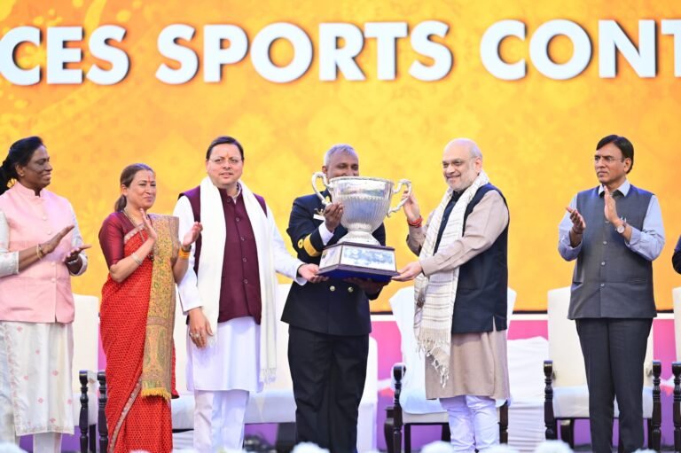 38 वे राष्ट्रीय खेलों का शानदार समापन, मेघालय को अगले राष्ट्रीय खेलों के आयोजन के लिए सौंपा गया ध्वज – .